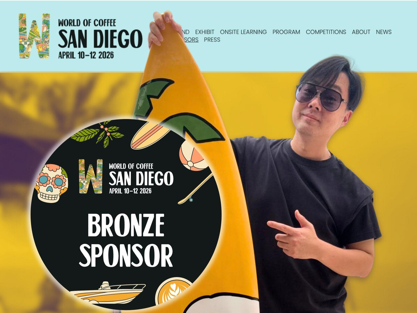 Original Espresso Academic event photograph or sponsorship artwork with original event branding