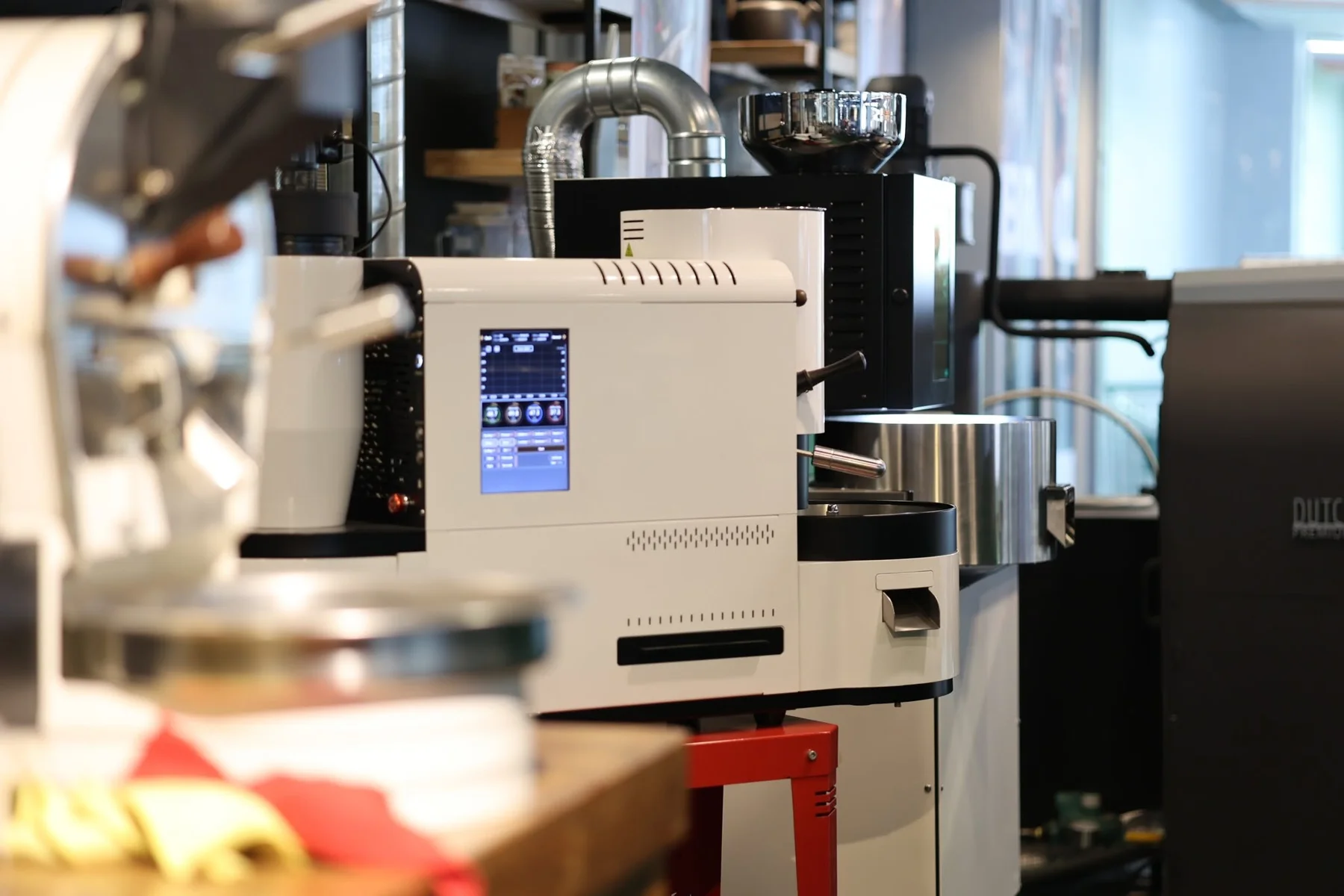 Coffee roasting equipment at Espresso Academic