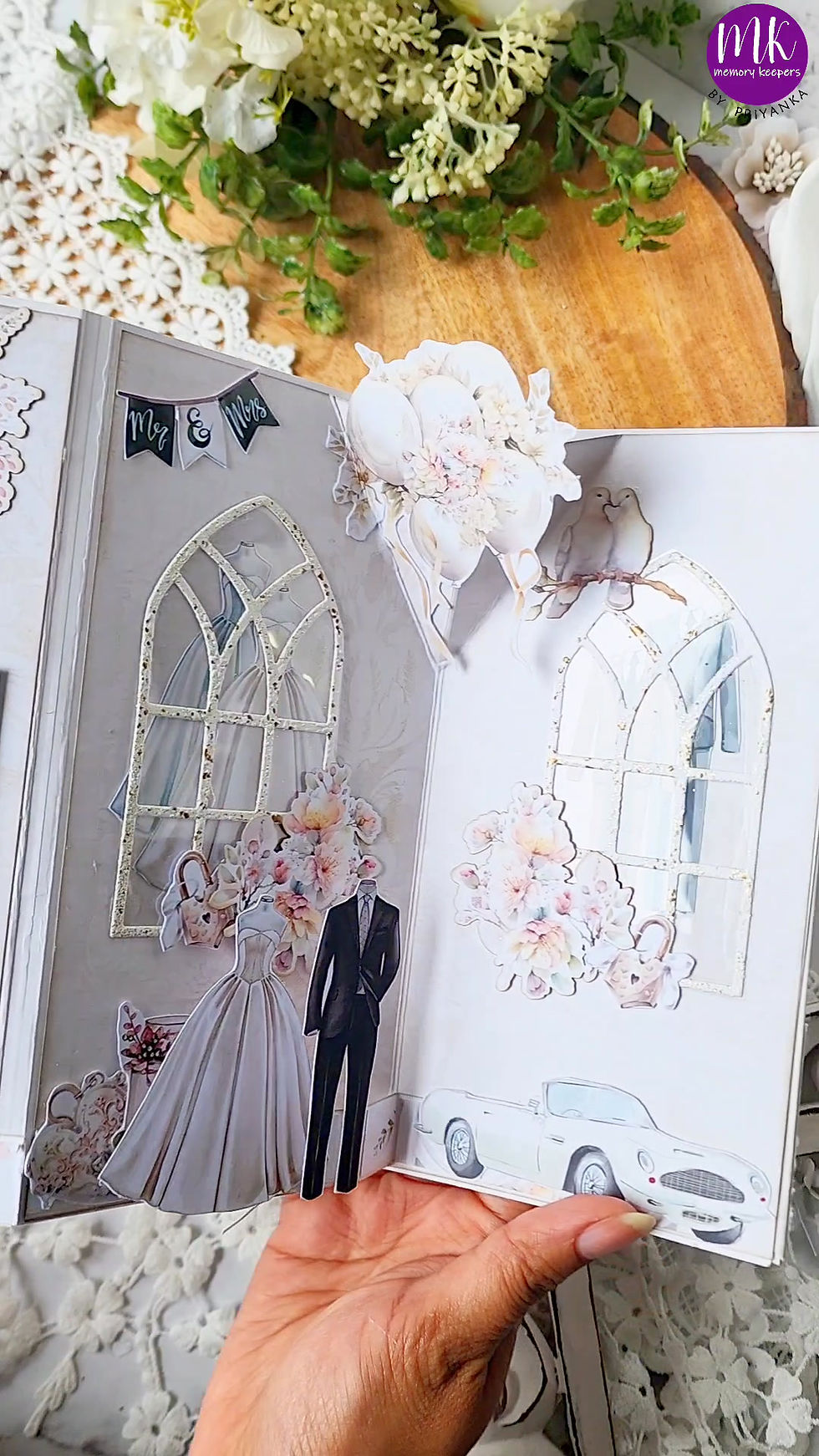 Thumbnail: Bride n Groom Wedding Envelope/card