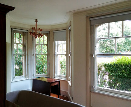 Renovated living room, renovation project in Chelsea property SW3