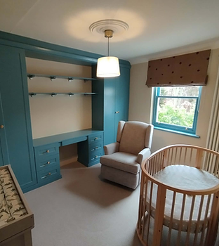 Baby room repainted in clapham
