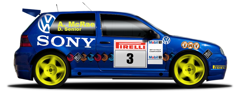 RacingLine Volkswagen Racing Golf 4 rally car McRea