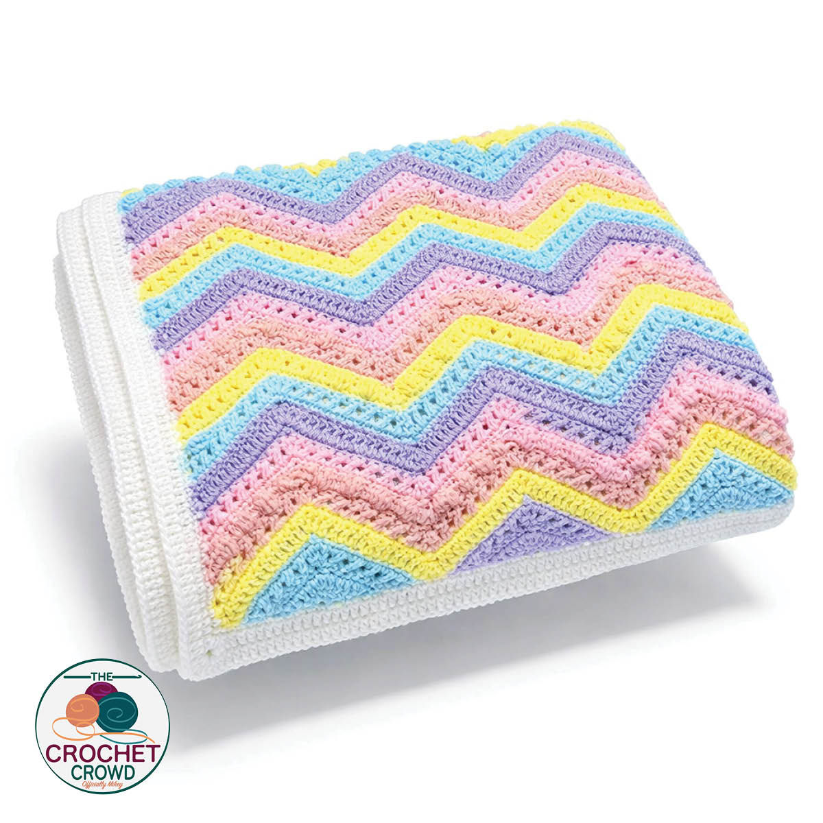 Popular Hugs and Kisses Baby Blanket in Pastel Colours