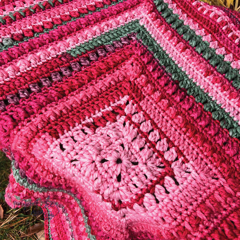 Thumbnail: Center of Square Crochet Blanket