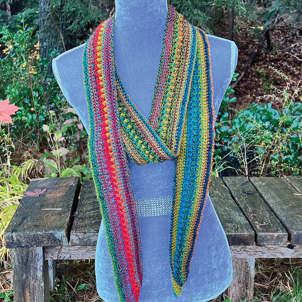 Zauberball Crochet Scarf