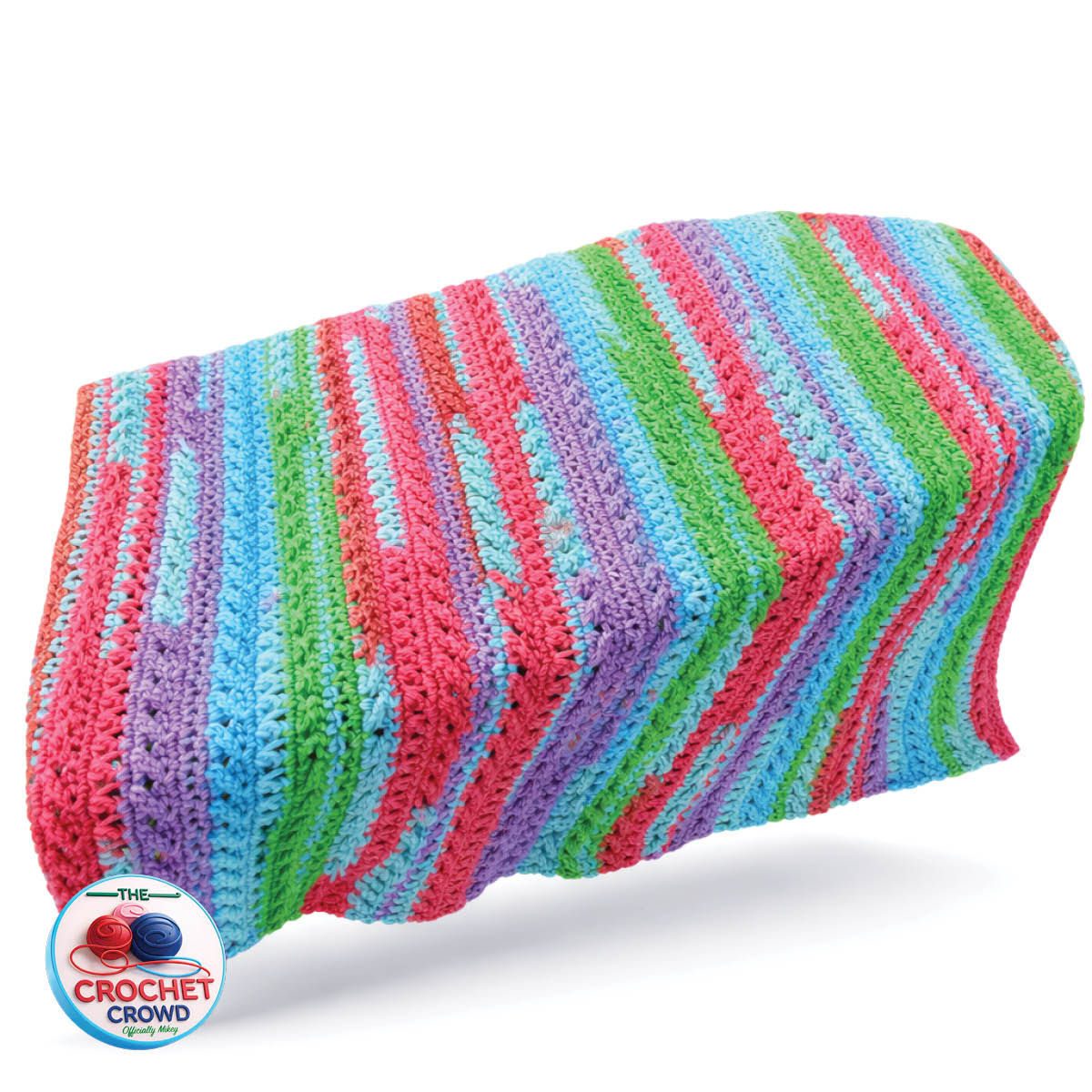 Colourful Chunky Stitch Crochet Blanket Pattern by Michael Sellick
