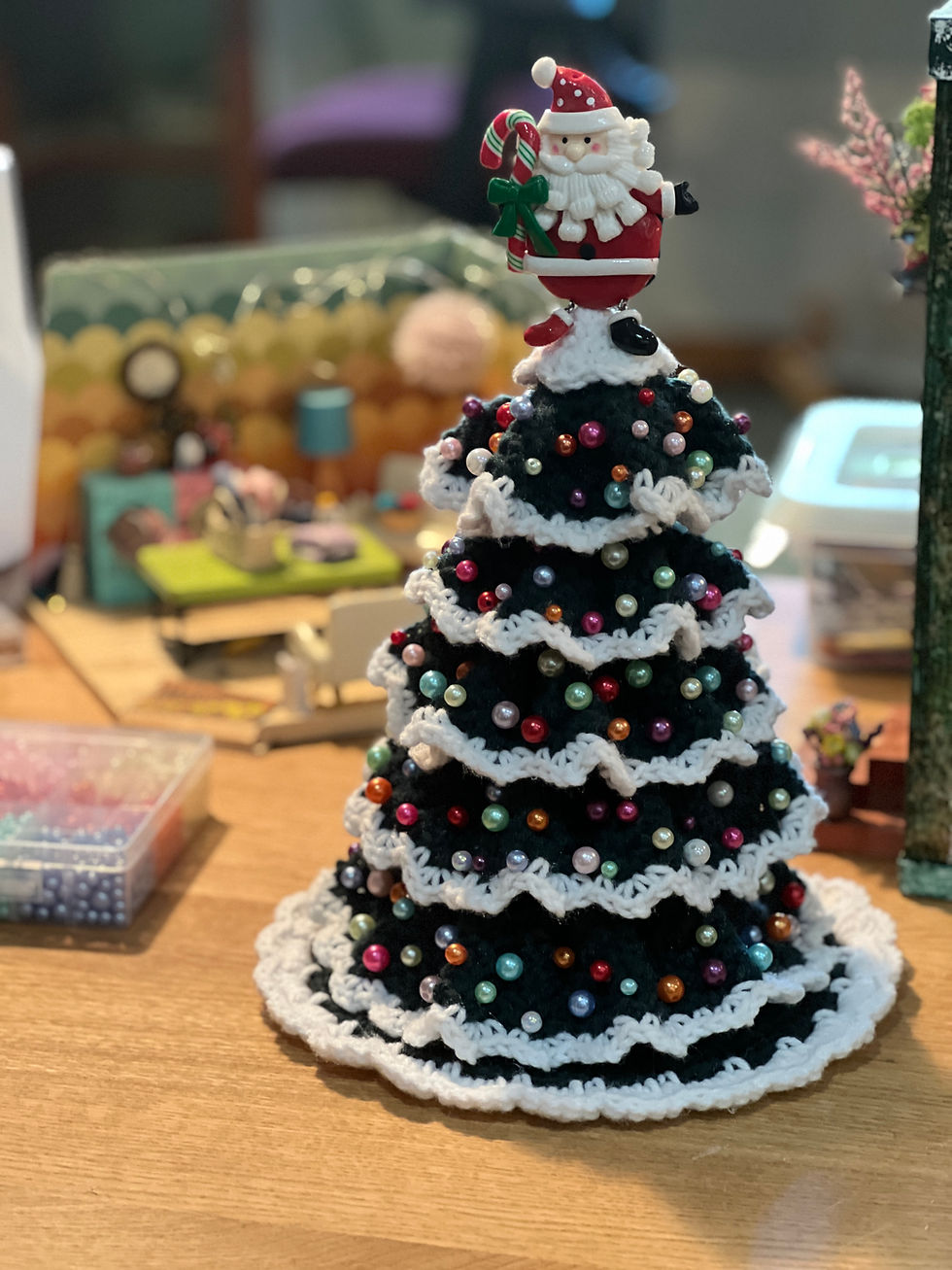 Thumbnail: Finished Crochet Christmas Tree