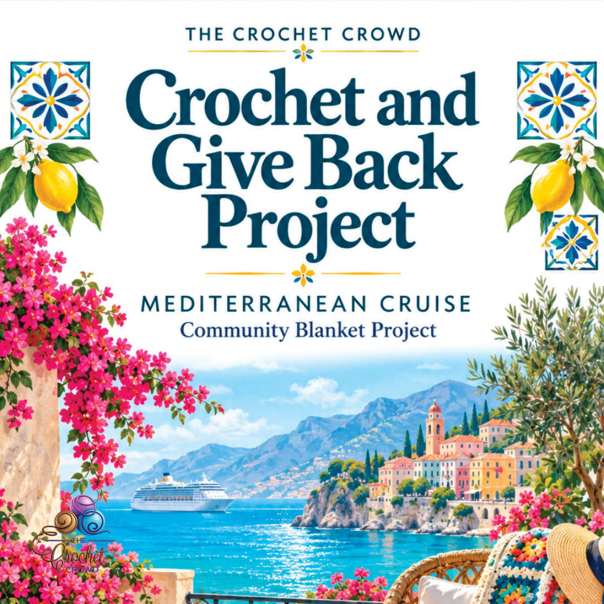 Front Cover of Crochet and Give Back Project Booklet