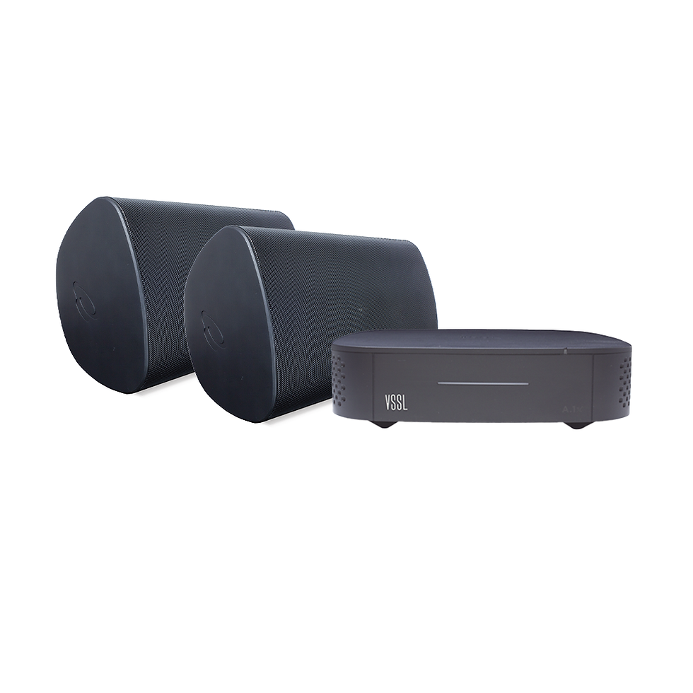 KIT Amplificador VSSL A1X | 2 Bocinas para Montaje Superficial de 6in