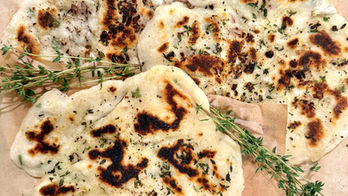 Onion Parsley Naan ~ Vegan