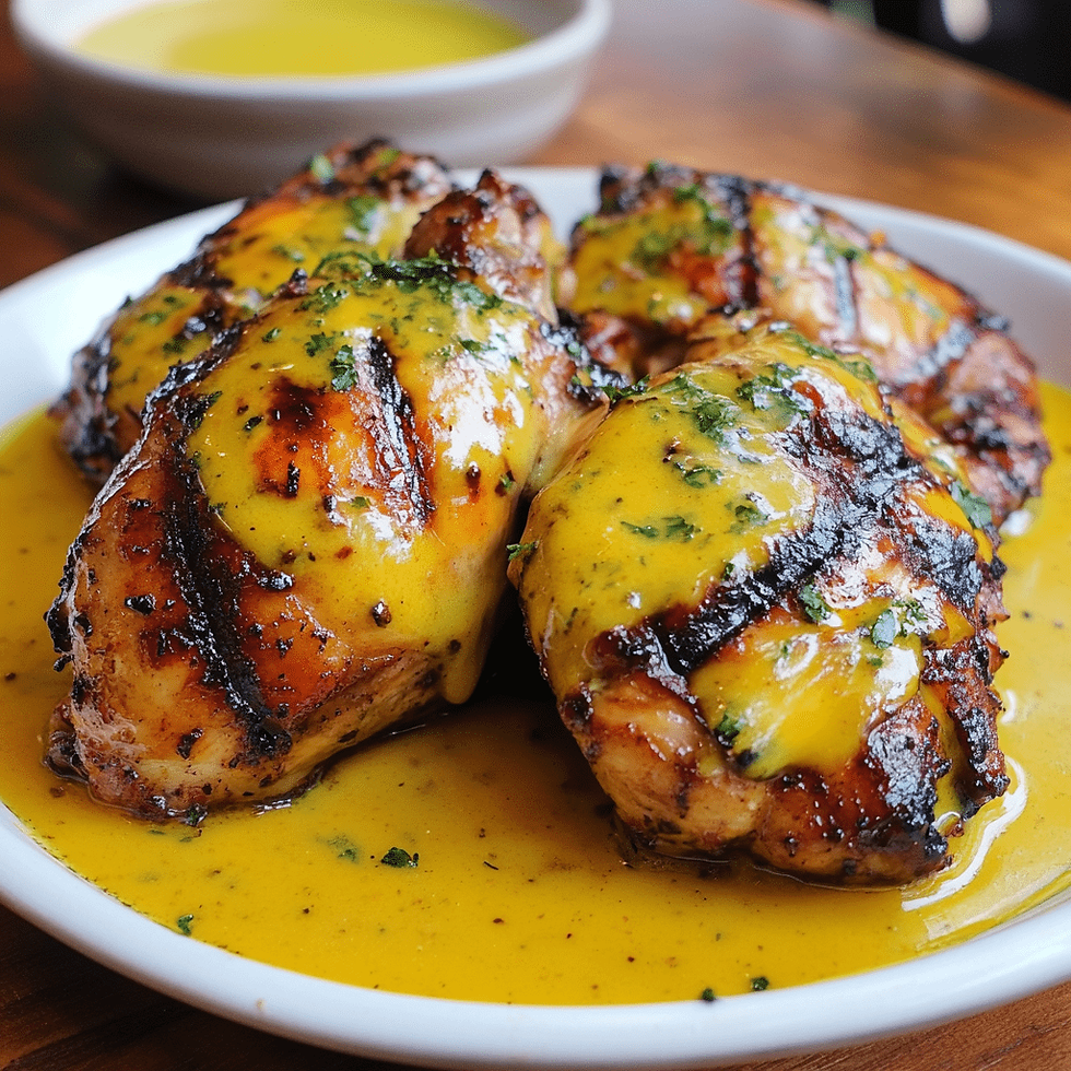 Slow Mango grilled chicken