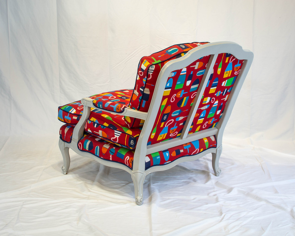 Thumbnail: Buoy Sunbrella Berger Chair & Ottoman