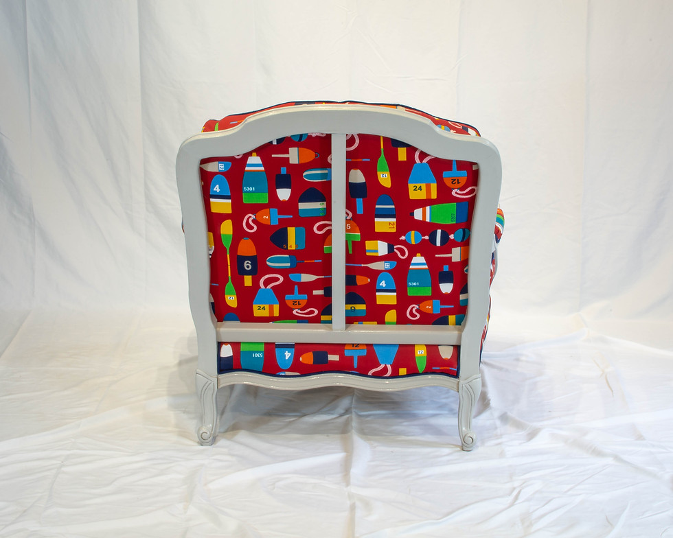 Thumbnail: Buoy Sunbrella Berger Chair & Ottoman