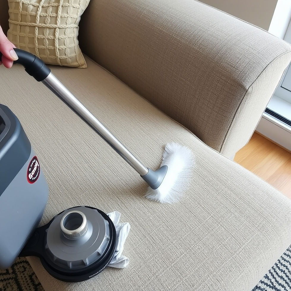 deep cleaning upholstery by dry extraction