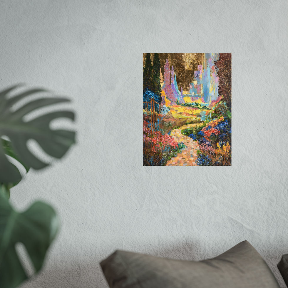 Thumbnail: The Gate of Light | Colorful Landscape Print