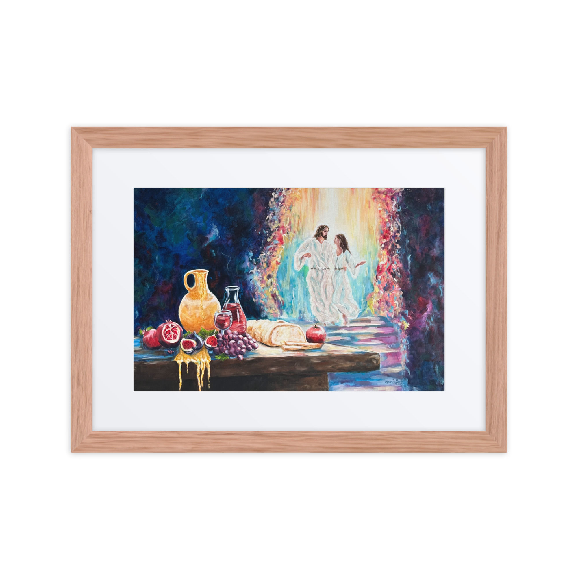 Drawn Beyond the Veil Framed Poster