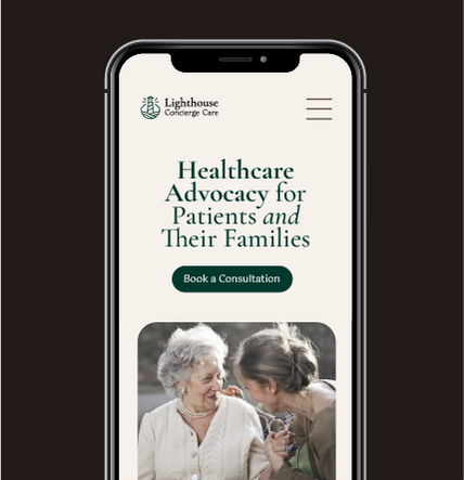 responsive website design for healthcare advocate