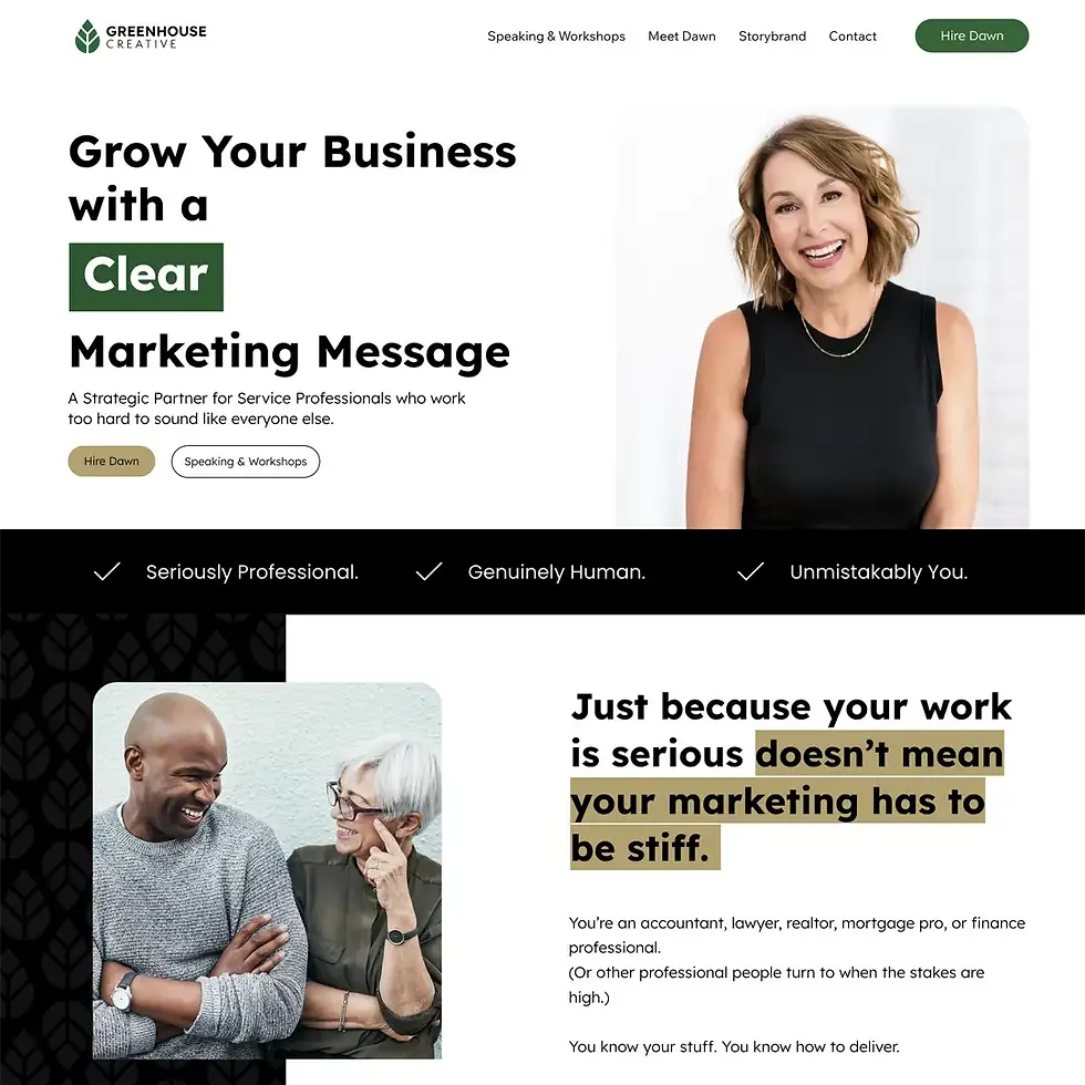 responsive website design for greenhousecreative.ca