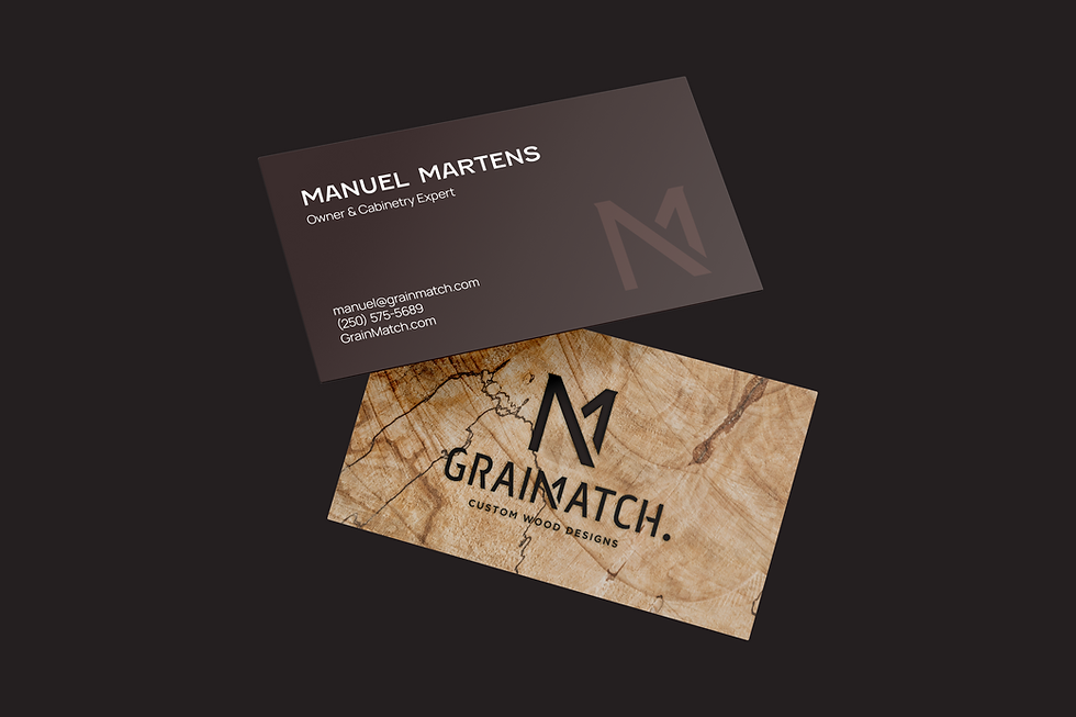custom business card design mockup