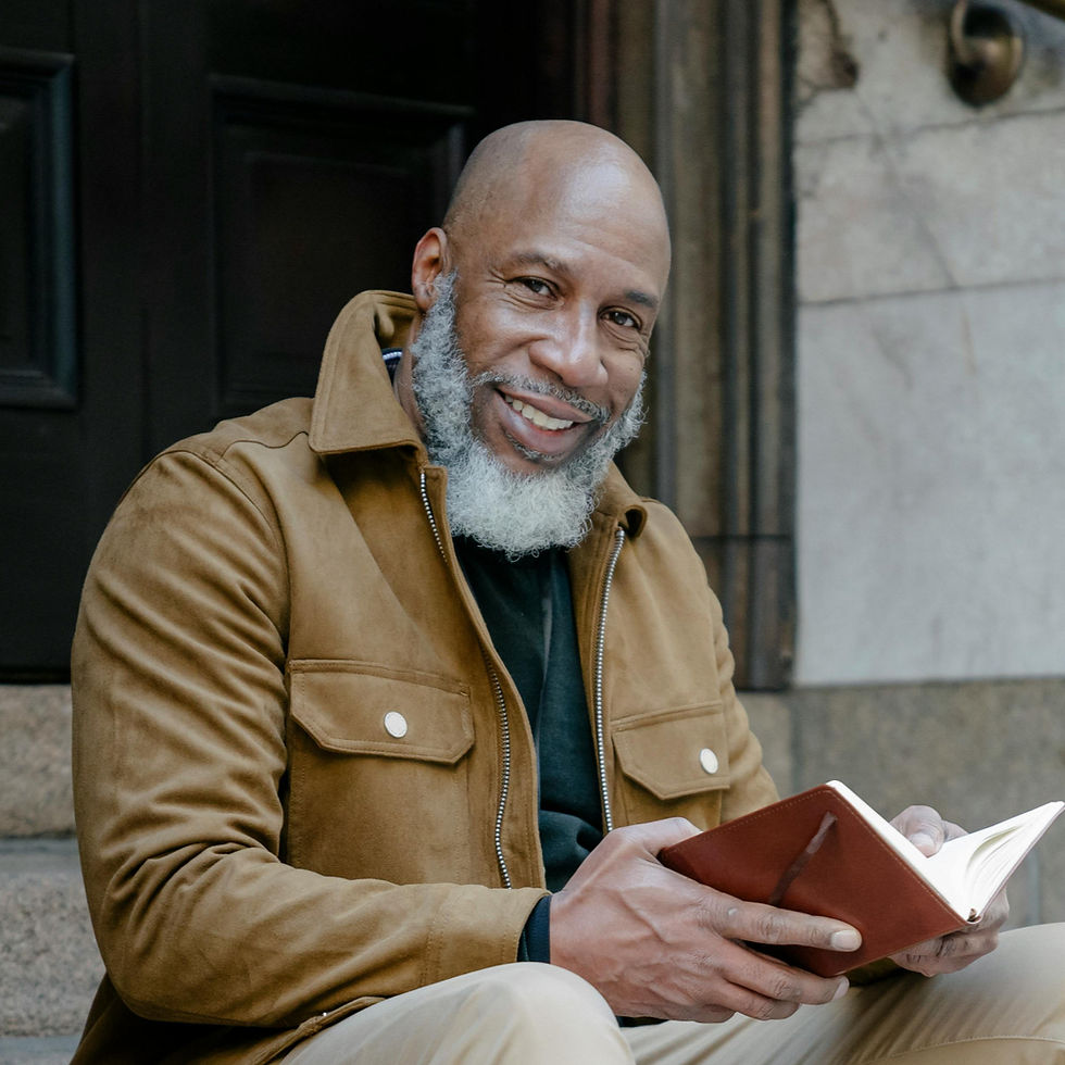 Man smiling at camera