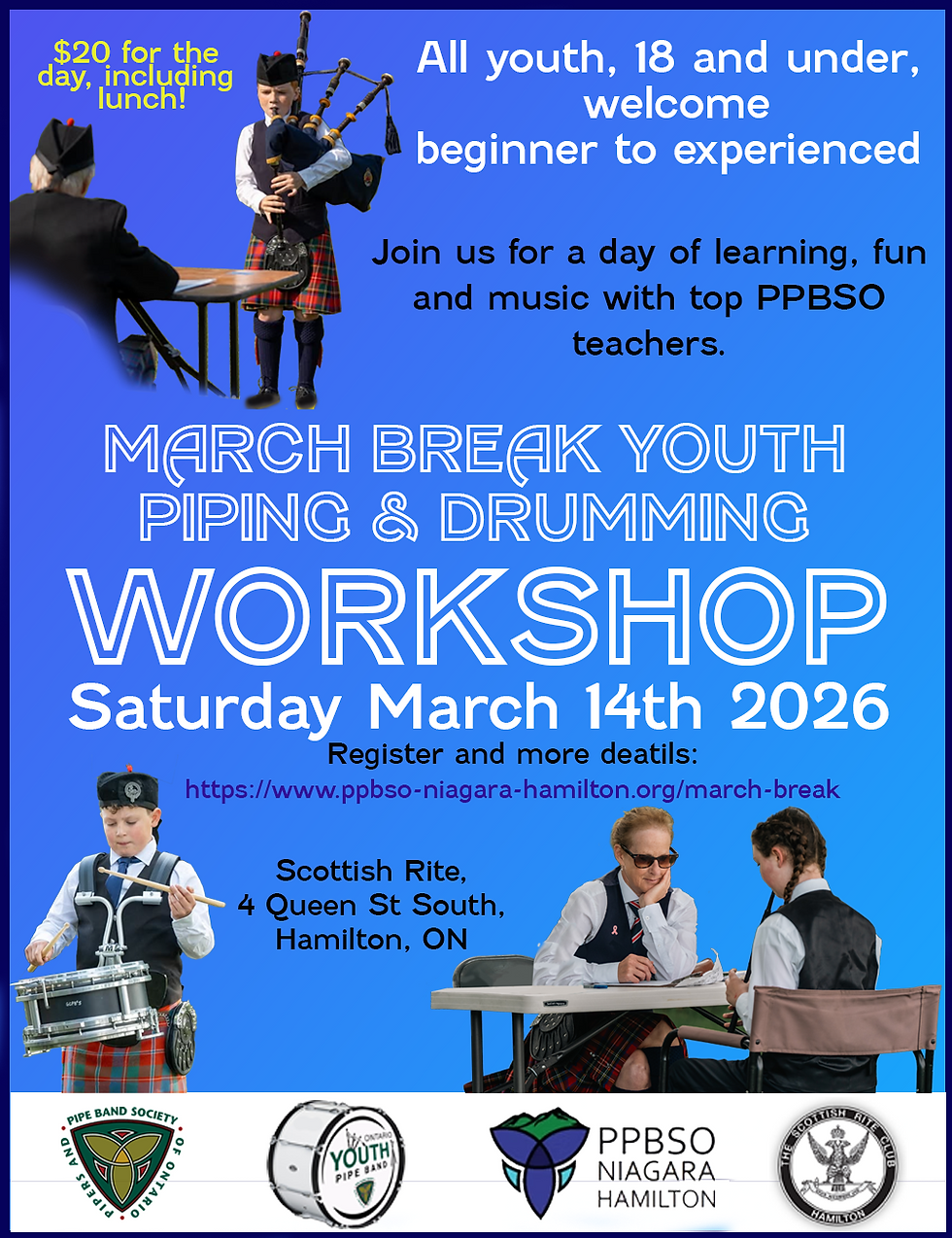 Attention Youth Pipers & Drummers!