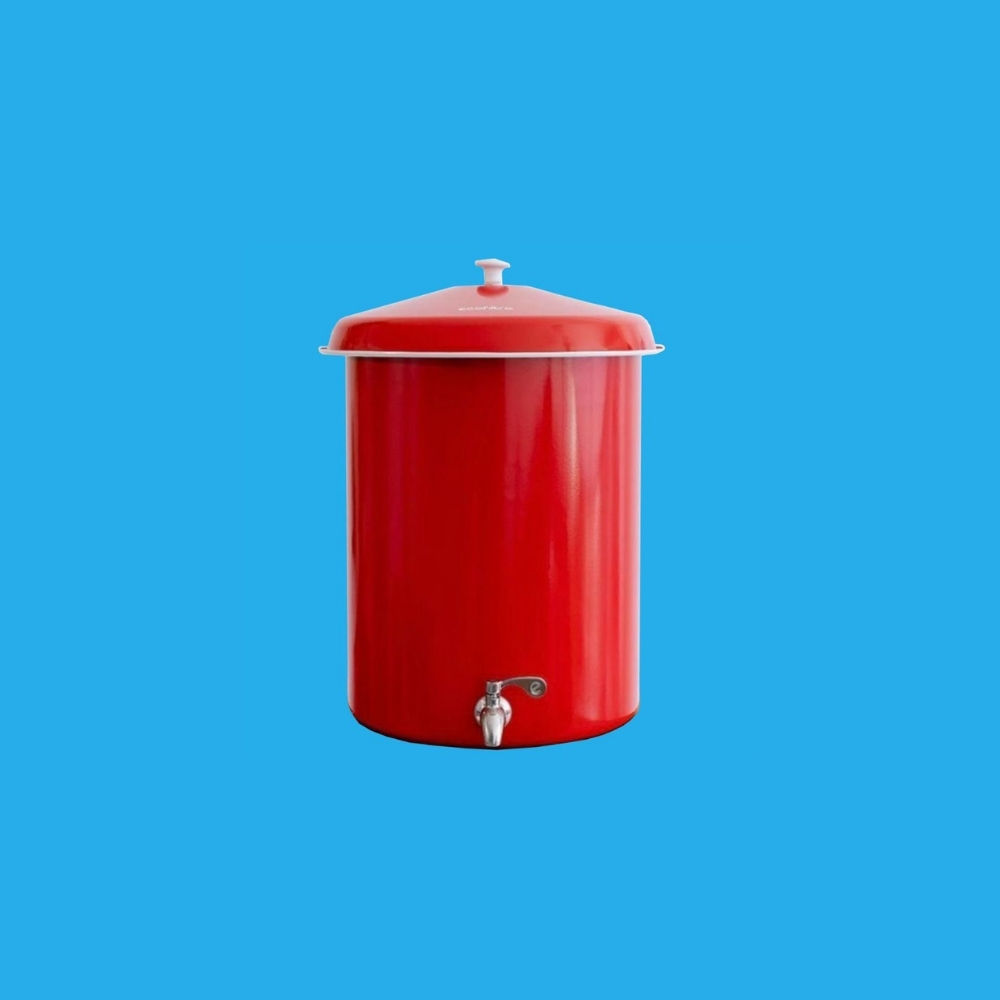 ecofiltro peltre rojo (27 litros)