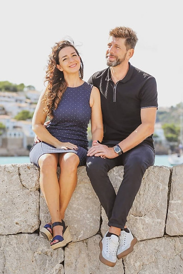 Silke y Ralf Hülser propietarios de CAP Wellness Lounge, la peluqueria exclusiva del Puerto de Andratx, Mallorca