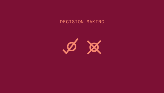 Business skills include decision making