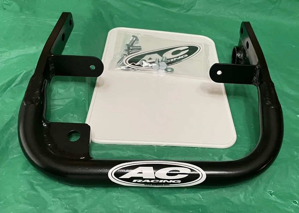 Thumbnail: Grab Bar Dropped for Honda TRX450R 2006-2014 in black finish