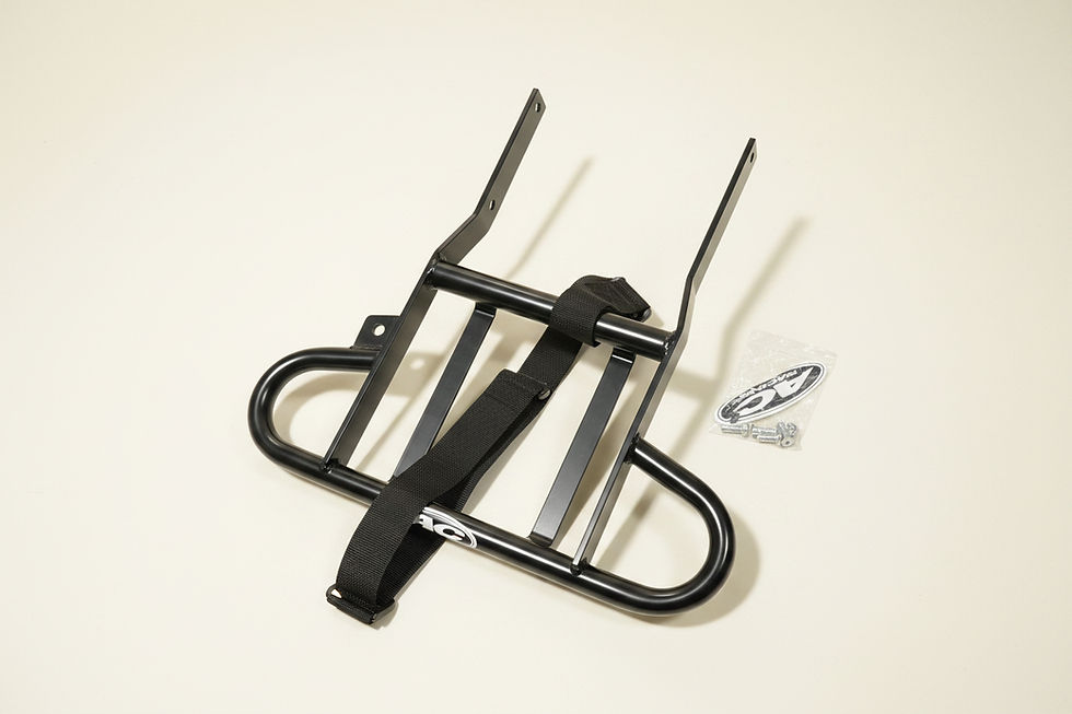 Made in USA aluminum cooler rack for Honda TRX 250R
