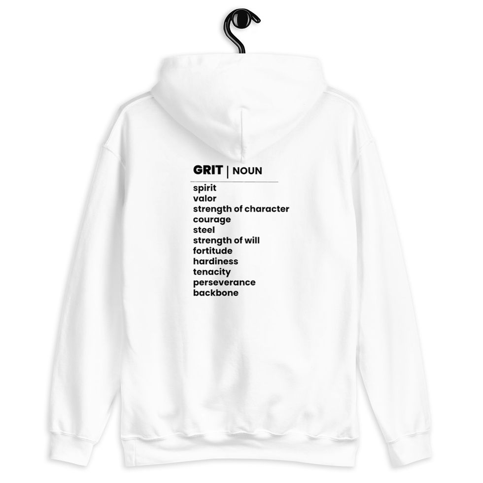 Thumbnail: Unisex Hoodie - Ovarian Cancer - Black Text