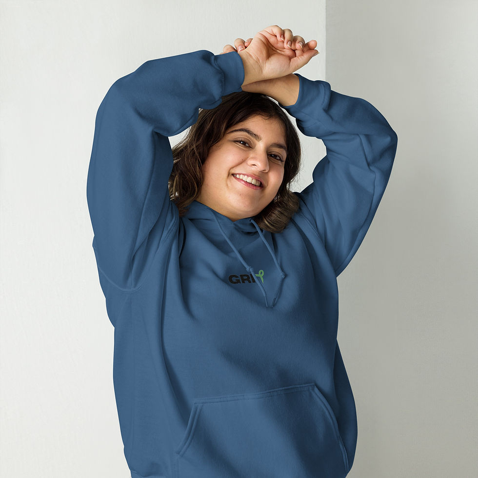 Thumbnail: Unisex Hoodie - Liver Cancer - Black Text