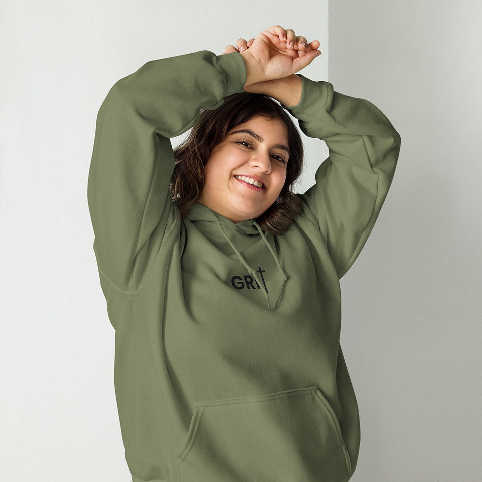 Thumbnail: Unisex Hoodie - Faith - Black Text