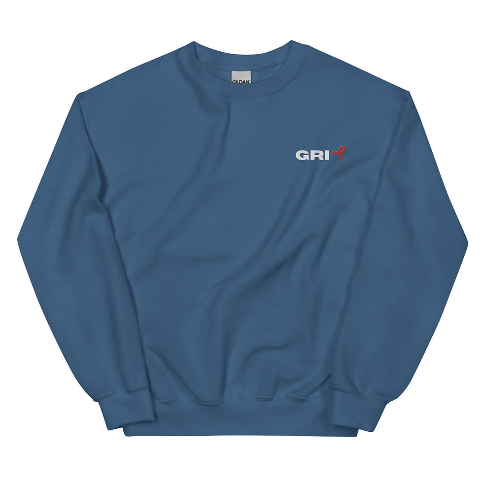 Thumbnail: Unisex Sweatshirt - Myeloma - White Text