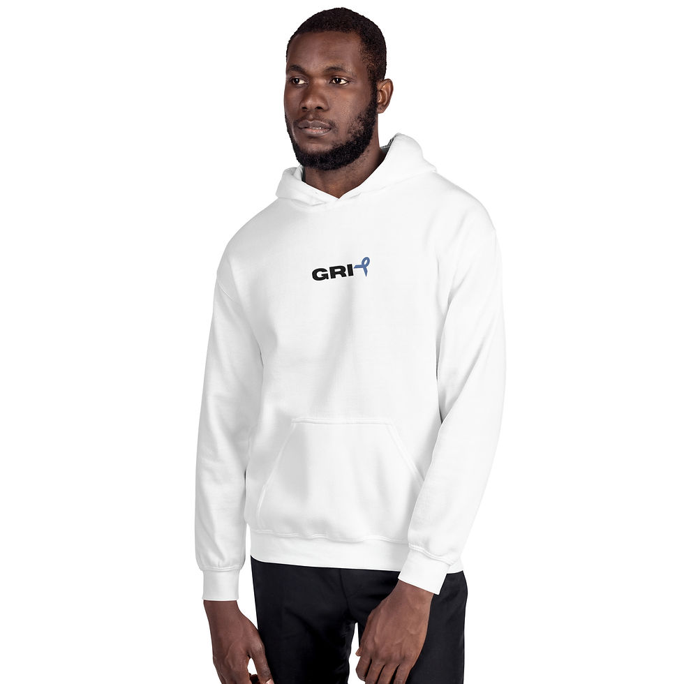 Thumbnail: Unisex Hoodie - Prostate Cancer - Black Text