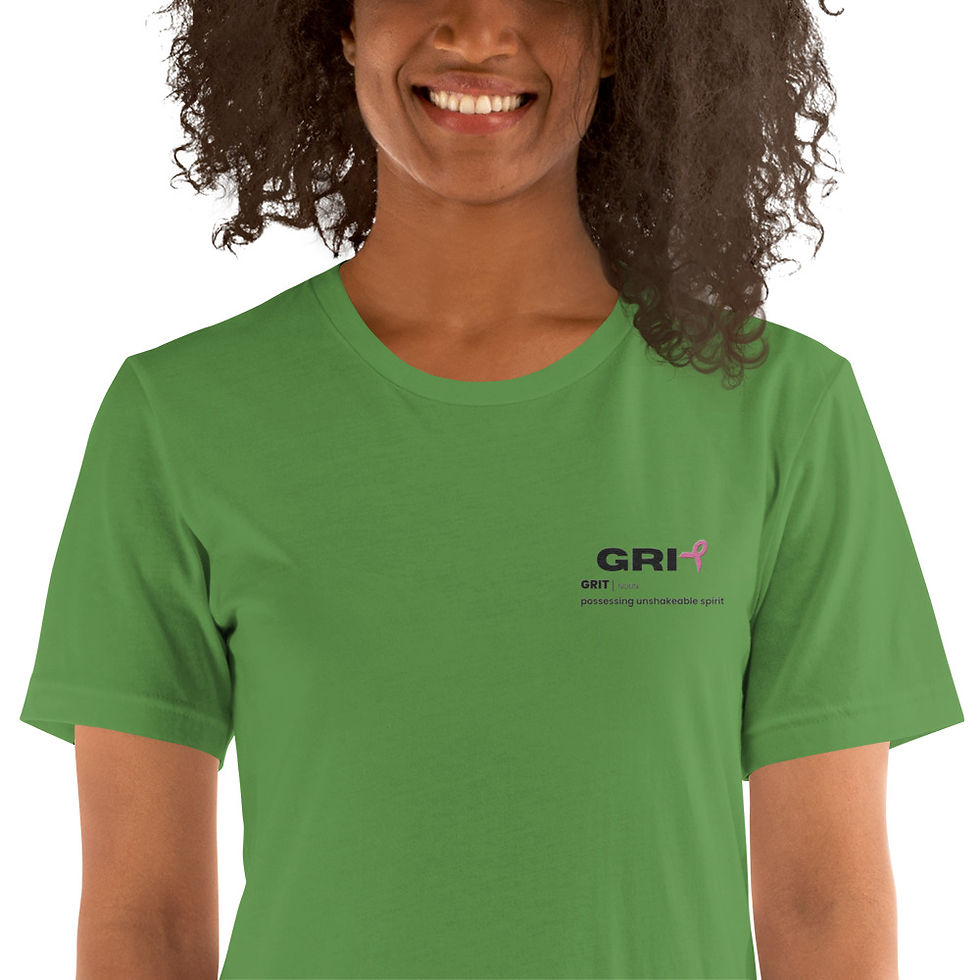 Thumbnail: Unisex T-shirt - Breast Cancer - Black Text