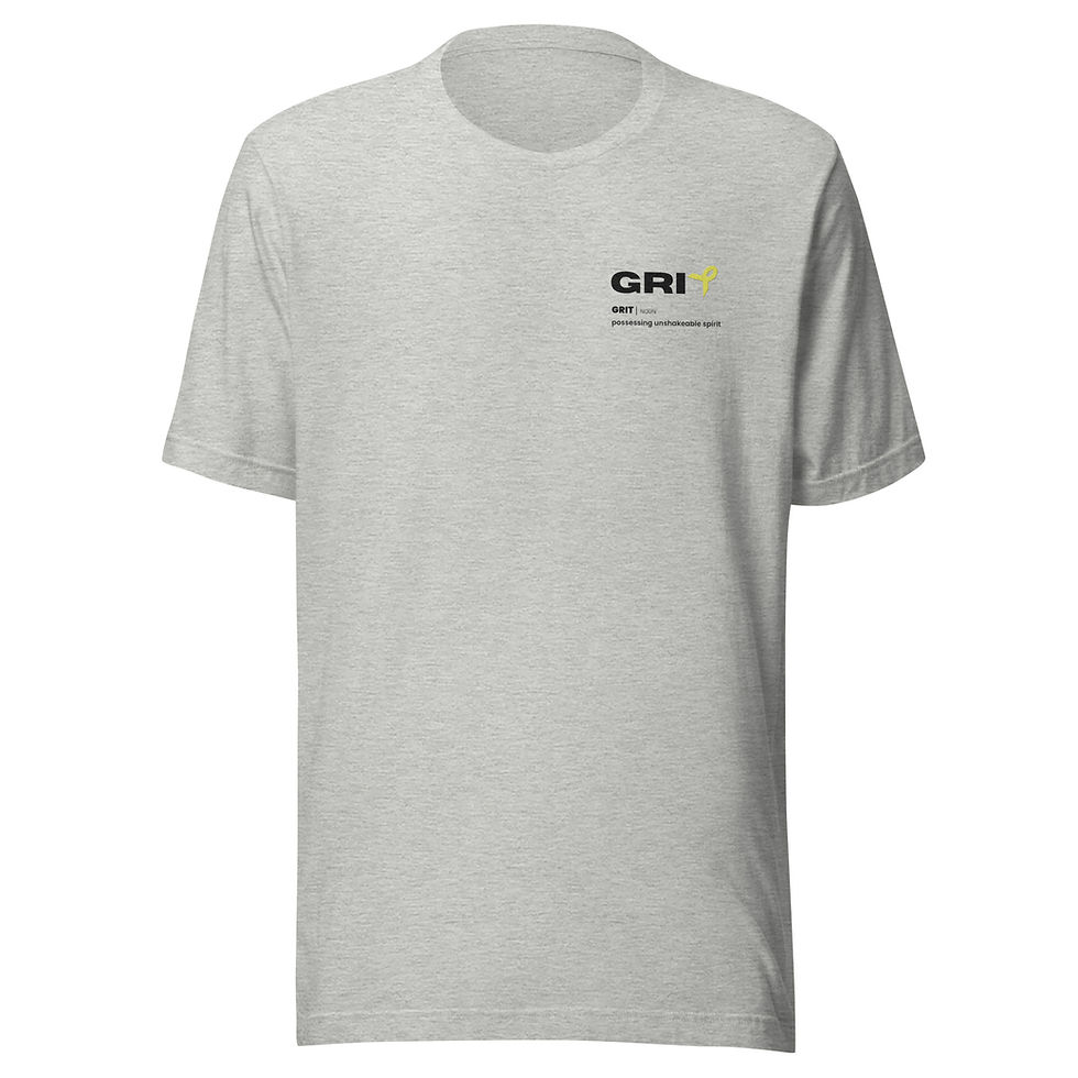 Thumbnail: Unisex T-shirt - Bone Cancer - Black Text