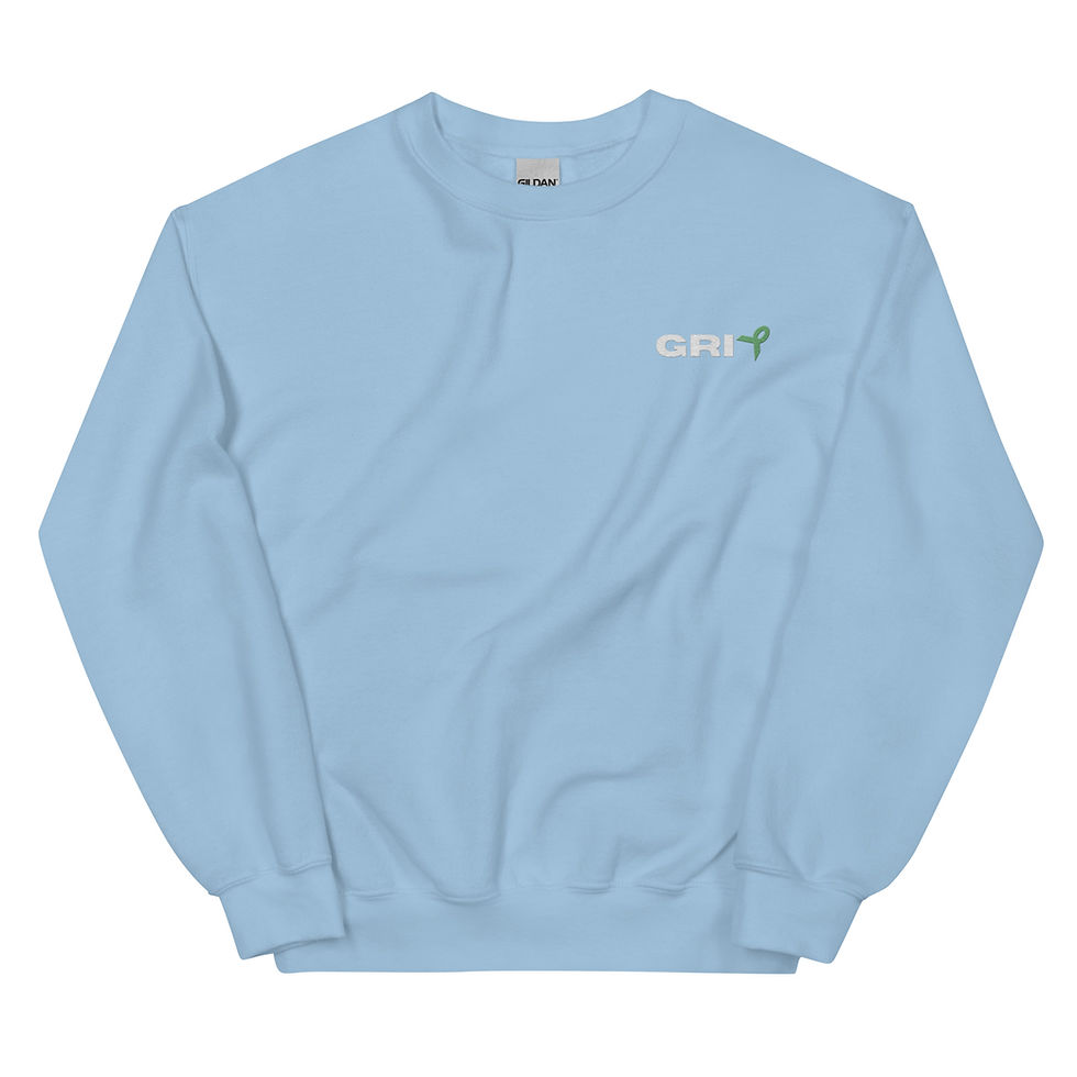 Thumbnail: Unisex Sweatshirt - Liver Cancer - White Text