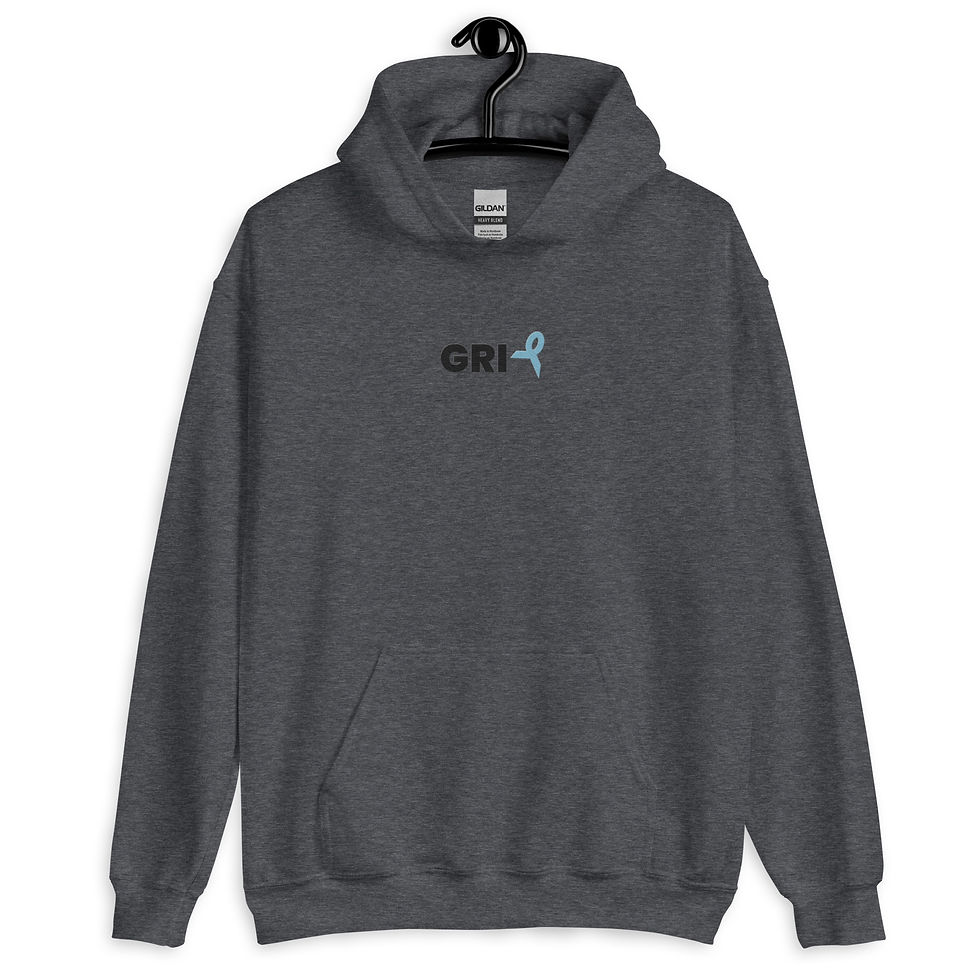 Thumbnail: Unisex Hoodie - Ovarian Cancer - Black Text