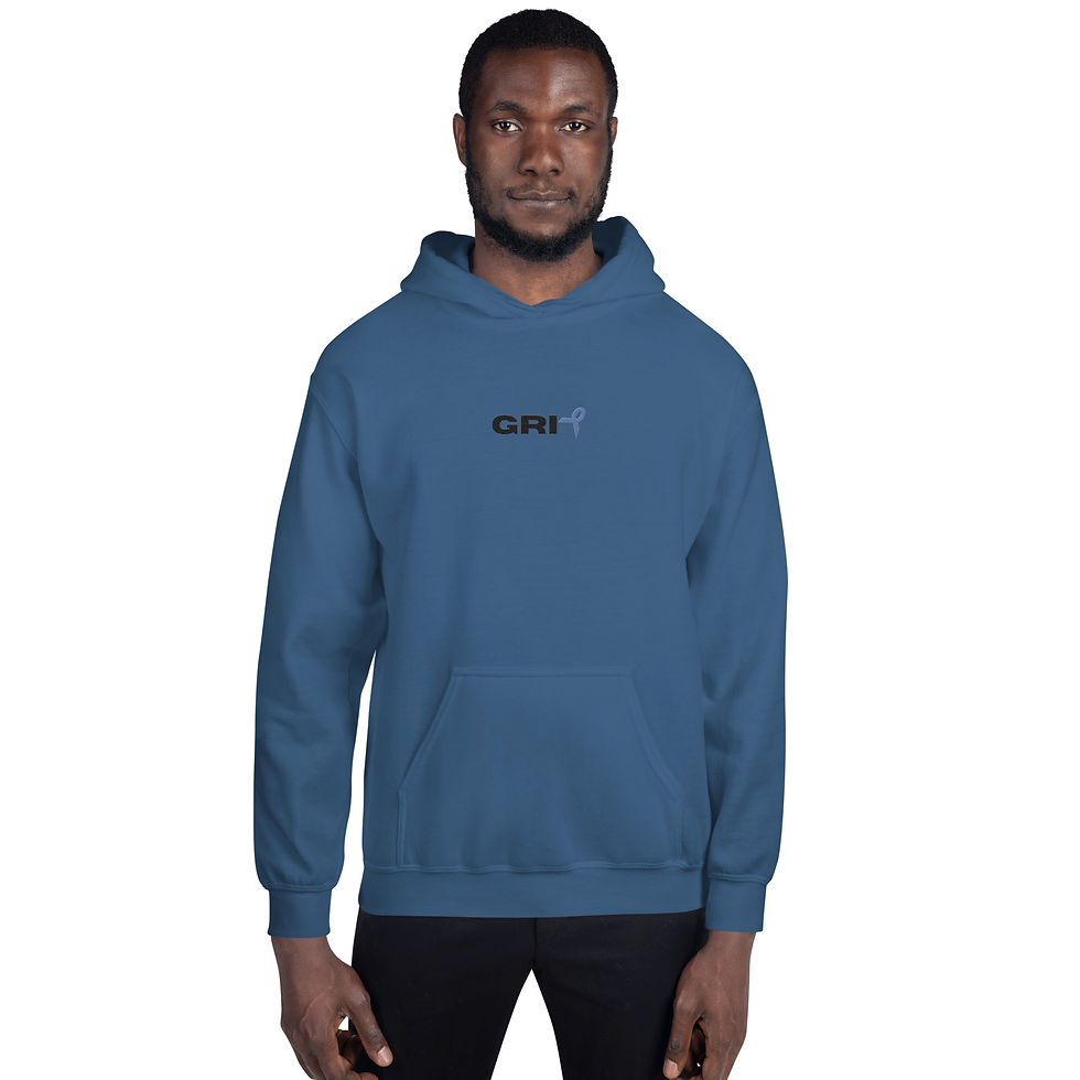 Thumbnail: Unisex Hoodie - Prostate Cancer - Black Text