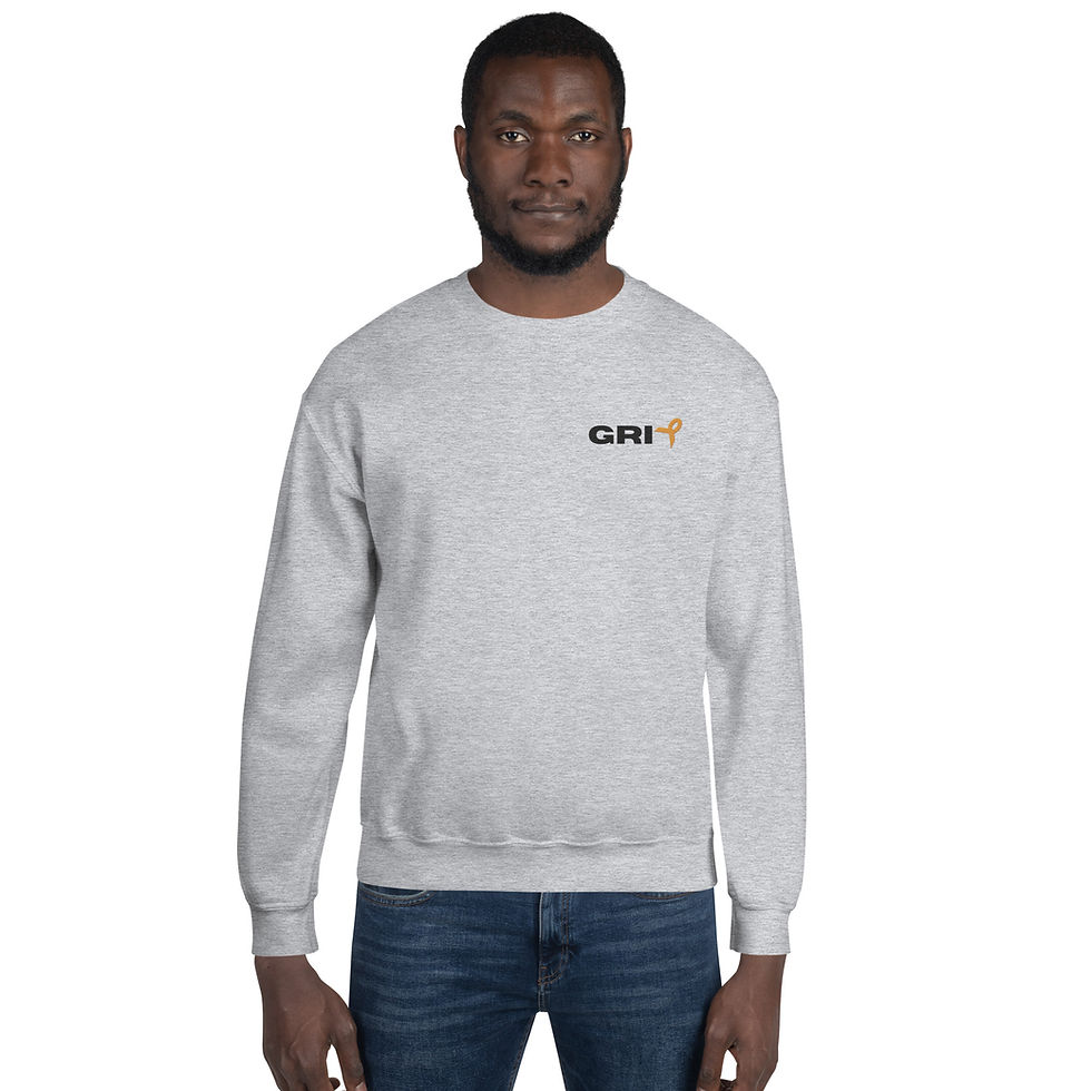 Thumbnail: Unisex Sweatshirt - Leukemia - Black Text