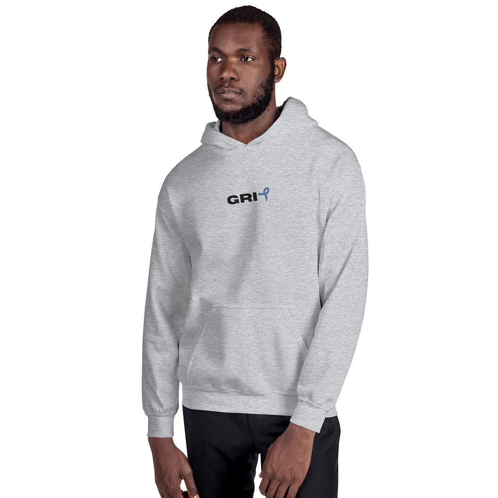 Thumbnail: Unisex Hoodie - Prostate Cancer - Black Text
