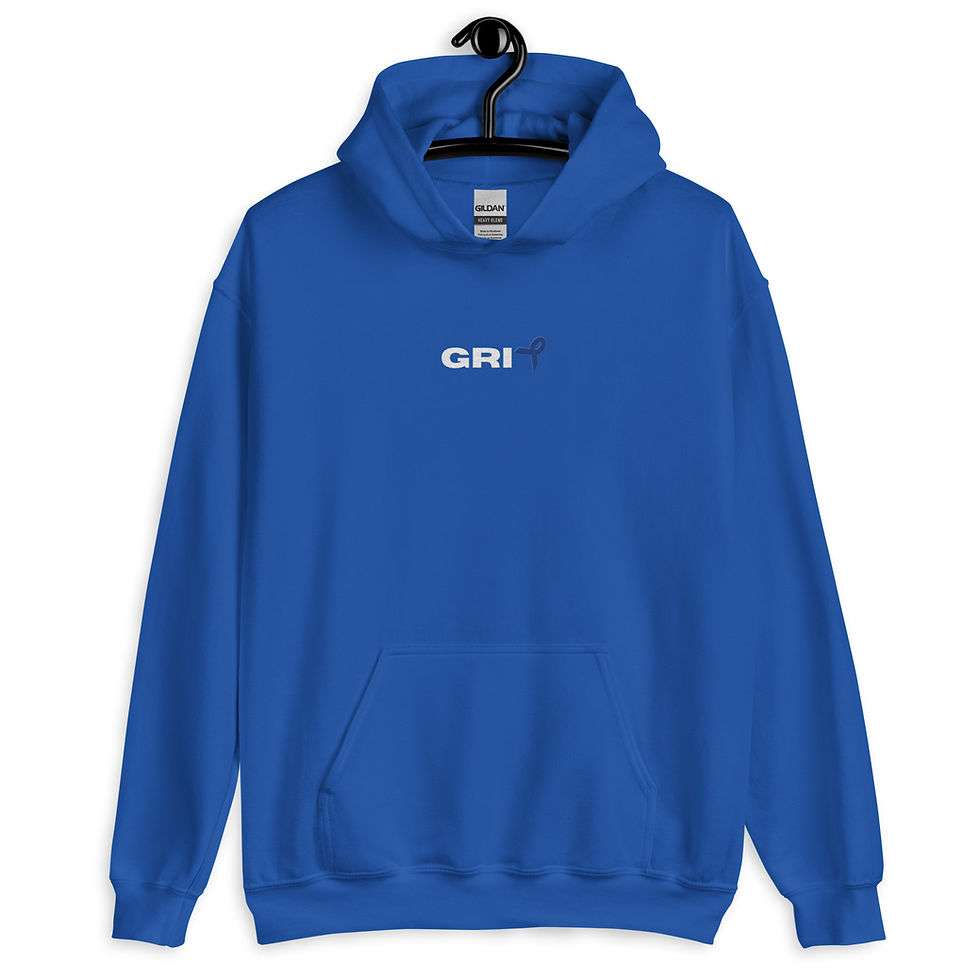 Thumbnail: Unisex Hoodie - Colon Cancer - White Text