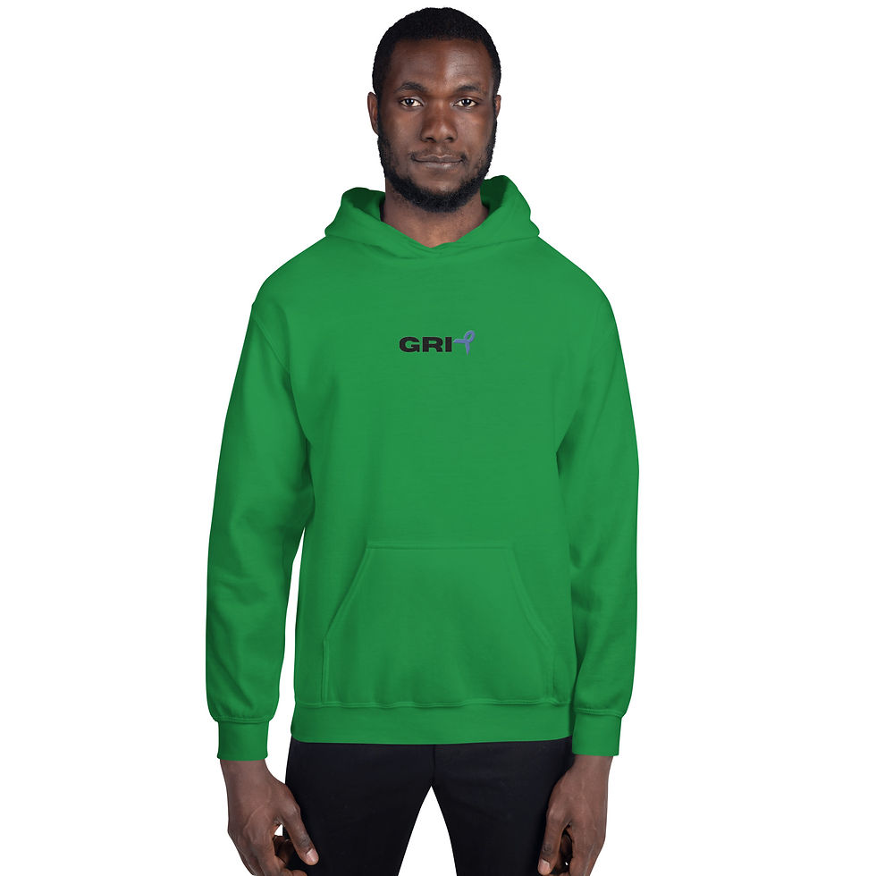 Thumbnail: Unisex Hoodie - Prostate Cancer - Black Text