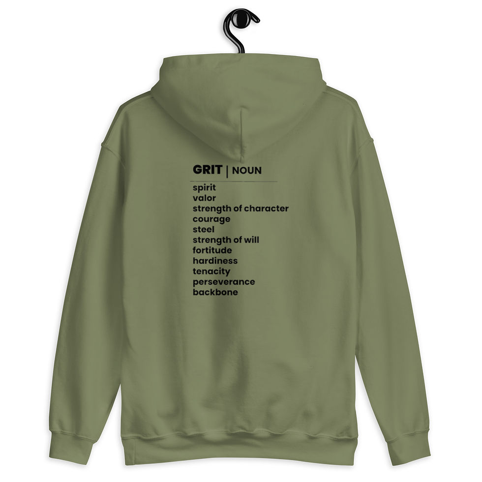 Thumbnail: Unisex Hoodie - Ovarian Cancer - Black Text