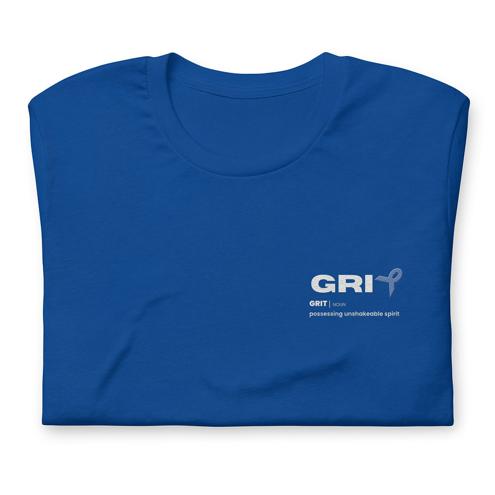 Thumbnail: Unisex T-shirt - Prostate Cancer - White Text