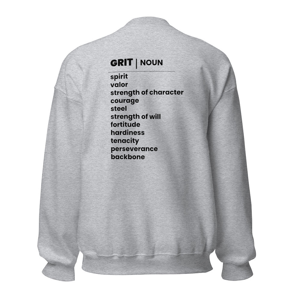 Thumbnail: Unisex Sweatshirt - Faith - Black Text