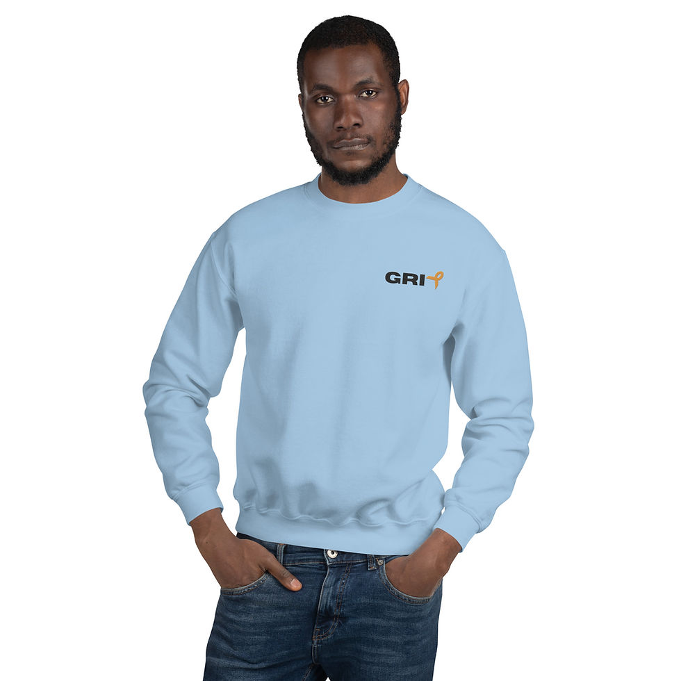 Thumbnail: Unisex Sweatshirt - Leukemia - Black Text