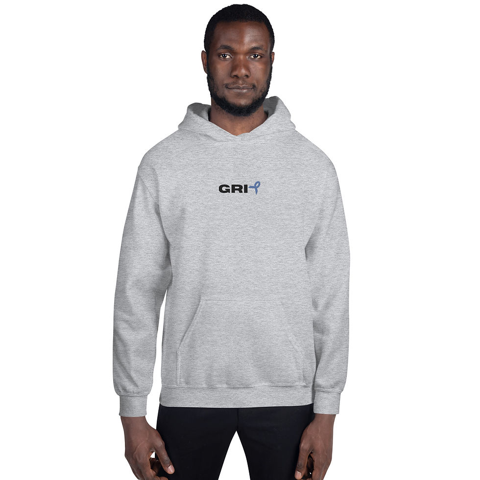 Thumbnail: Unisex Hoodie - Prostate Cancer - Black Text