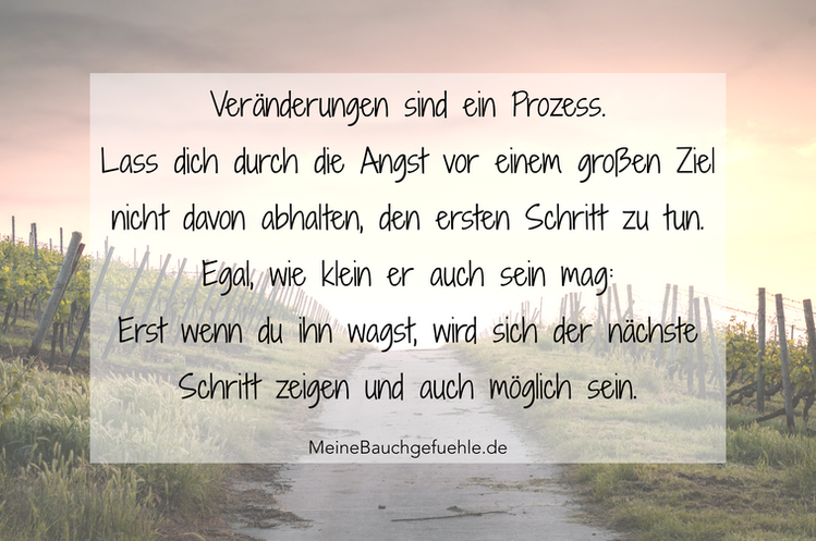Veränderungen Prozess Meine Bauchgefuehle